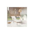 Sun Lounger Garden With Cushion Poly Rattan Brown