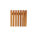 Sun Lounger Solid Acacia Wood Adjustable Backrest