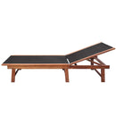 Sun Lounger Acacia Wood