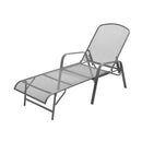 Sun Lounger Steel Anthracite