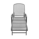 Sun Lounger Steel Anthracite