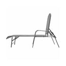 Sun Lounger Steel Anthracite