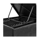 Sun Lounger With Cushion Poly Rattan