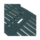 Sun Lounger With Footrest Plastic Green