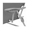 Sun Lounger With Canopy Steel Grey