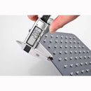 Super-slim Square Matte Black Rainfall Shower Head 250mm