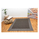 Dill Leaves Black Grey Rug