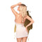 Sweet and Spicy Mini Dress With Thong White
