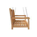 Swing Bench Solid Teak Wood 114 X 60 X 64 Cm