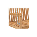 Swing Bench Solid Teak Wood 114 X 60 X 64 Cm