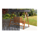 Swing Chair Wooden Garden Bench Canopy 2 Seater Outdoor Furniture