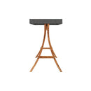 Swing Frame With Anthracite Roof Bent Wood Teak Finish