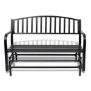 Swing Bench Black Steel