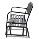 Swing Bench Black Steel