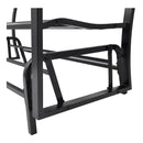 Swing Bench Black Steel