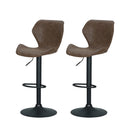 Set Of 2 Bar Stools Kitchen Chairs Metal Barstool Swivel Frawley
