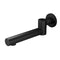 Bathroom Tap Wall Bath Spout 180 Swivel Bathtub Shower Mixer Round Black