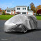 Instahut 9X12M Tarp Camping Tarps Poly Tarpaulin Heavy Duty Cover Silver