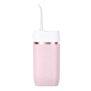 Portable Water Flosser Pink Teeth Cleaner Cordless Oral Irrigator