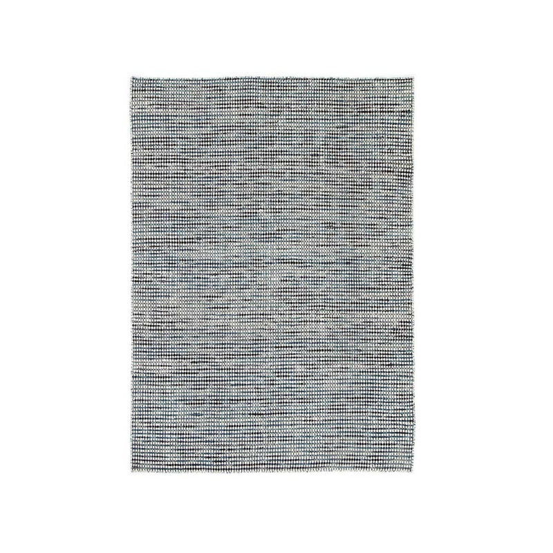 Scandi Teal Reversible Wool Rug