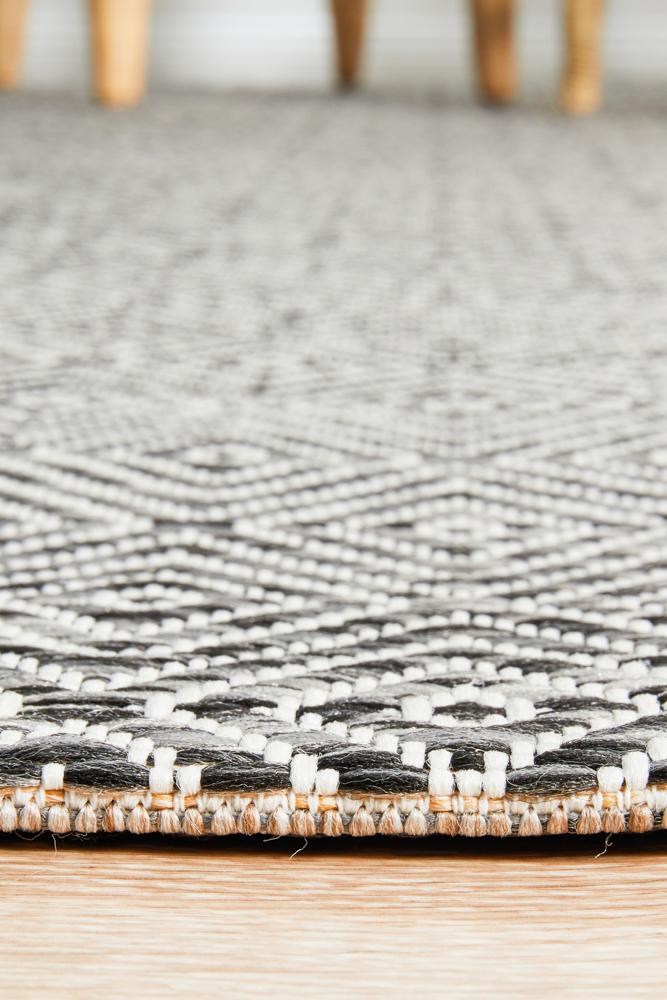 Terrace Diamant Grey Rug