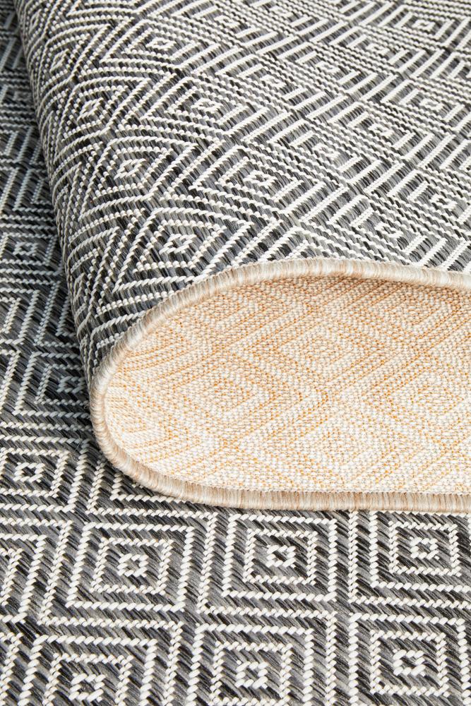 Terrace Diamant Grey Rug