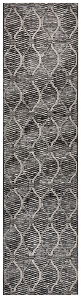 Terrace Golven Black Rug