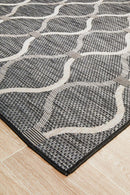 Terrace Golven Black Rug