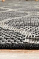 Terrace Golven Black Rug