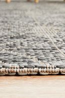 Terrace Blad Black Rug