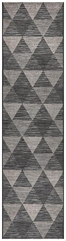 Terrace Driehoek Black Rug