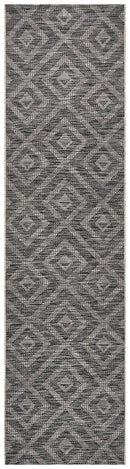 Terrace Diamant Black Rug