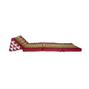 Thai Three Folds Jumbo Triangle Pillow With Arm And Leg Rest Block