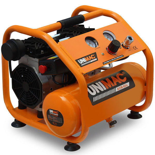1.5HP 6L Silent Oil-Free Portable Electric Air Compressor, for Airtools, Tyre Inflation