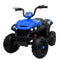 Electric Ride On ATV Quad Bike Battery Powered, Black and Blue