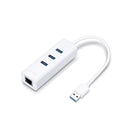 TP Link Usb 3 3Port Hub And Gigabit Ethernet Adapter