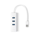 TP Link Usb 3 3Port Hub And Gigabit Ethernet Adapter