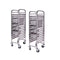 Soga 2X Gastronorm Trolley 15 Tier Stainless Steel Bakery Suits Gn Pan
