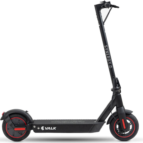 Synergy 7 MkII Electric Scooter 500W 15Ah, Motorised eScooter for Adults, Black/Red