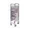 Soga Gastronorm Trolley 15 Tier Stainless Steel Bakery Suits Gn Pans