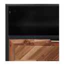 Tv Cabinet 100 X 35 X 45 Cm Solid Acacia Wood And Mdf