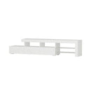 Tv Cabinet Entertainment Unit Stand Rgb Led Gloss Furniture 215Cm