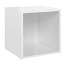 TV Cabinets 4 Pcs High Gloss White 37 X 35 X 37 Cm Chipboard
