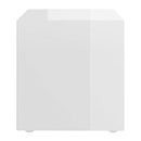 TV Cabinets 4 Pcs High Gloss White 37 X 35 X 37 Cm Chipboard