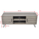 TV Cabinet 120 x 40 x 45 Cm - Grey