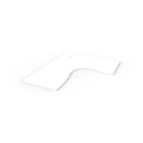 Luxe Corner Table Top White 1800Mm X 1500Mm X 750Mm D X 25Mm T