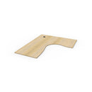 Luxe Corner Table Top Oak 1800Mm X 1500Mm X 750Mm D X 25Mm T