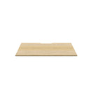 Luxe Eternity Scalloped Table Top Oak 1500Mm W X 750Mm D X 25Mm T