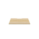 Luxe Eternity Scalloped Table Top Oak 1200Mm W X 750Mm D X 25Mm T
