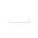 Luxe Eternity Scalloped Table Top White 1200Mm W X 750Mm D X 25Mm T